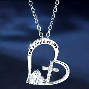 Child of God Heart & Cross Necklace